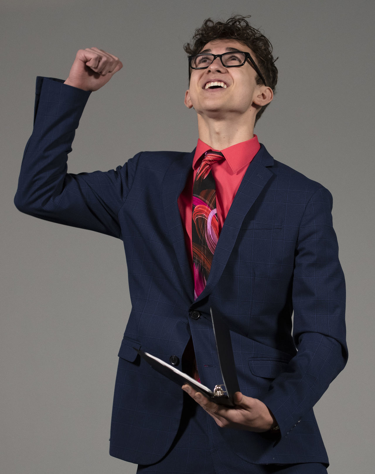 East High School speech student Max Braunstein